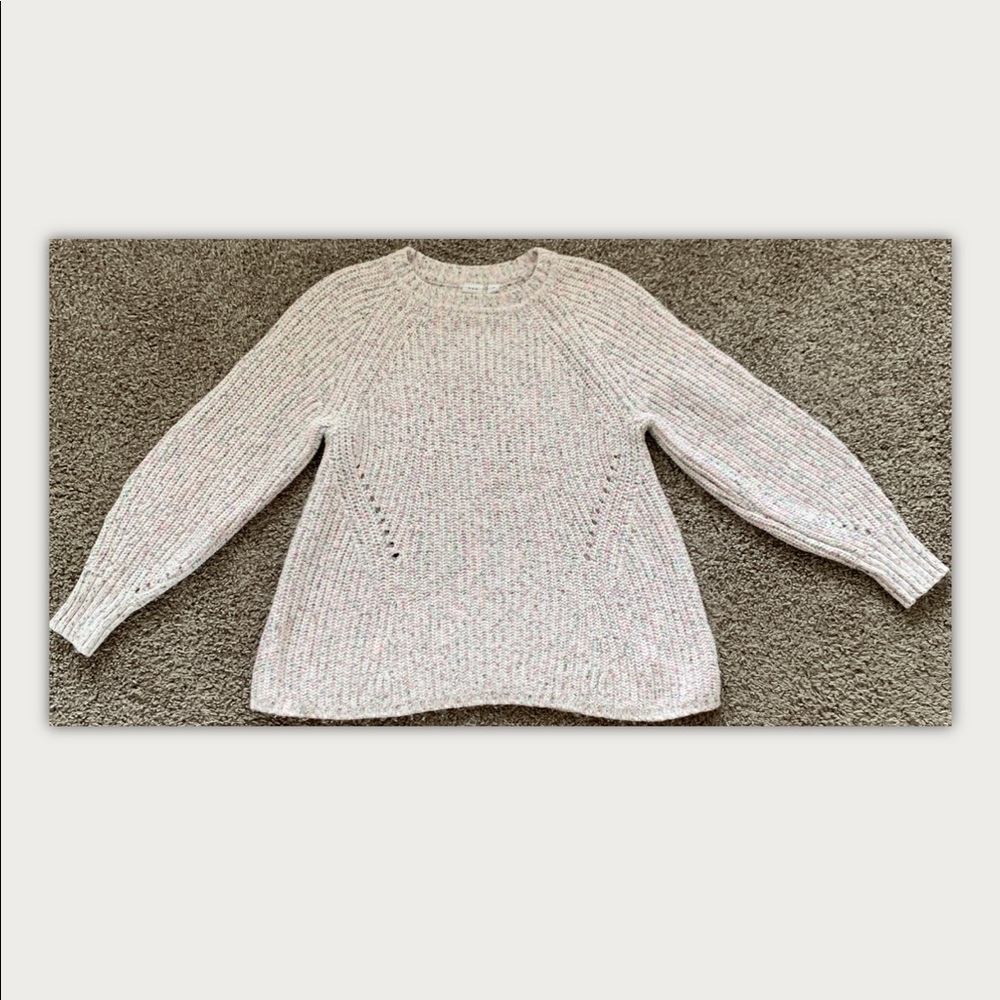Cotton Blend Gap Sweater